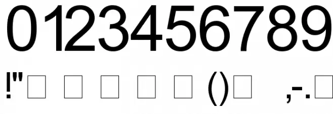 RK-Meroitic-Transscript Font OTHER CHARS