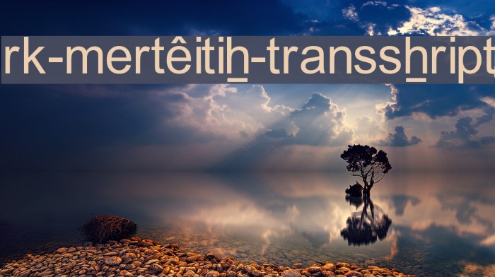 RK-Meroitic-Transscript Example 1