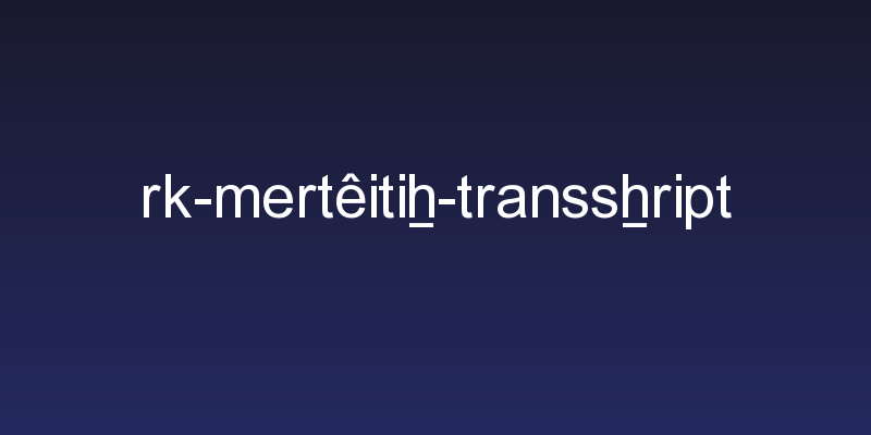 RK-Meroitic-Transscript Social Header
