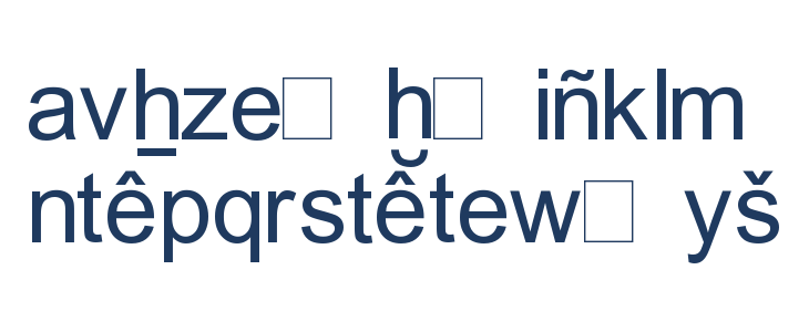 RK-Meroitic-Transscript Lowercase