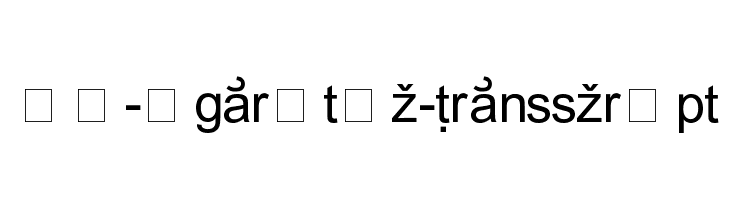 RK-Ugaritic-Transscript फ़ॉन्ट
