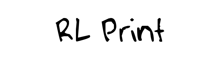 RL Print  フリーフォントのダウンロード