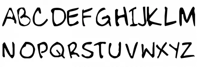 RL Print Schriftart Groß