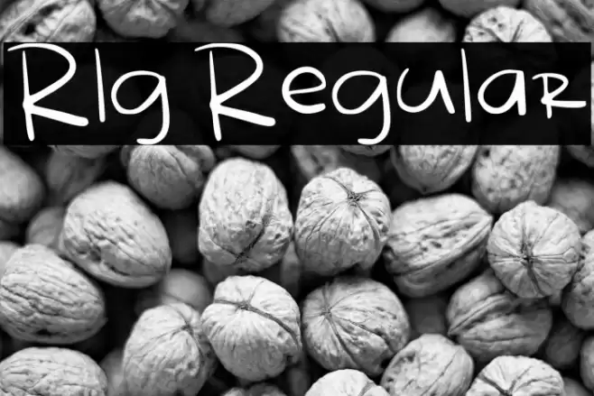 Rlg Regular Fonte examples
