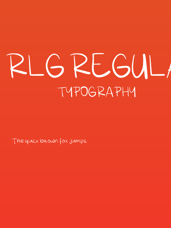 Rlg Regular Poster