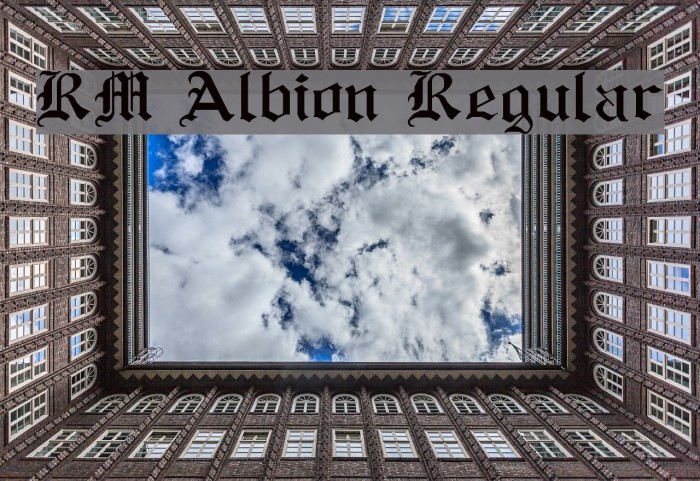 RM Albion Regular Example 2