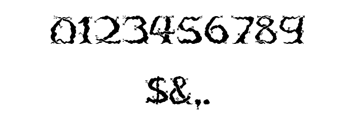 RM Entrees Regular Font OTHER CHARS