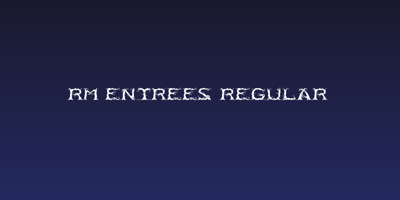 RM Entrees Regular Social Header