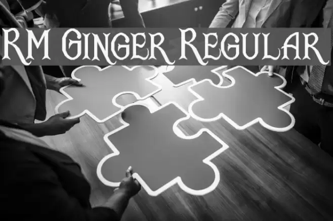 RM Ginger Regular Font examples