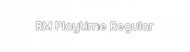 RM Playtime Regular  les polices de caractères gratuit tlcharger