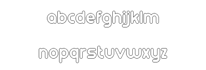 RM Playtime Regular Font LOWERCASE