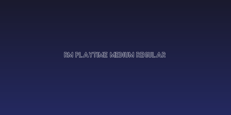 RM Playtime medium Regular Social Header
