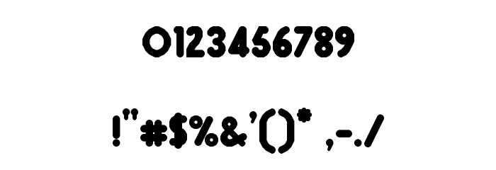 RM Playtime solid Regular Font OTHER CHARS