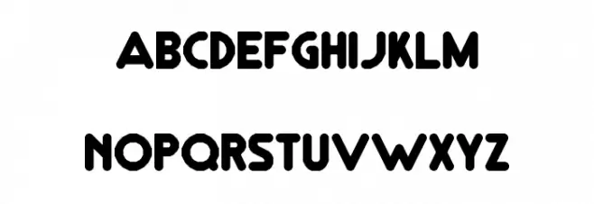 RM Playtime solid Regular Schriftart Groß