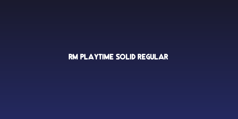 RM Playtime solid Regular Social Header