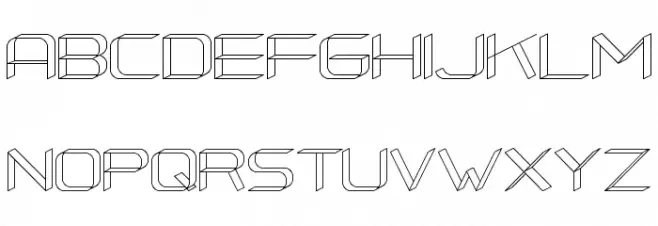 RM Squarial 3D Regular Schriftart Groß