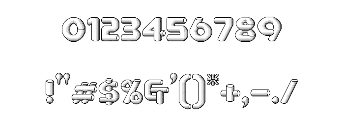 RM Tubeway chrome Regular Font OTHER CHARS