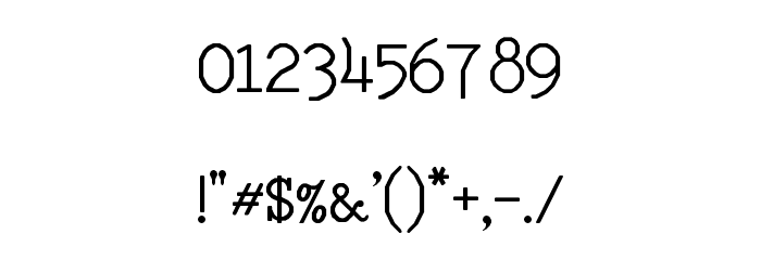 RM Typerighter medium Regular Font OTHER CHARS