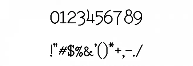 RM Typerighter medium Regular Font OTHER CHARS