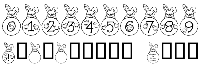 RMBunny Font OTHER CHARS