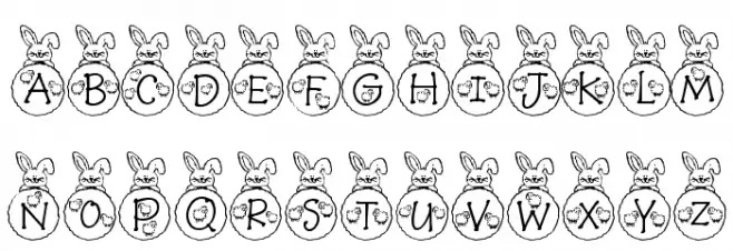 RMBunny Schriftart Groß