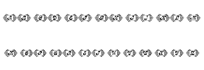 RMCalli1 Font LOWERCASE