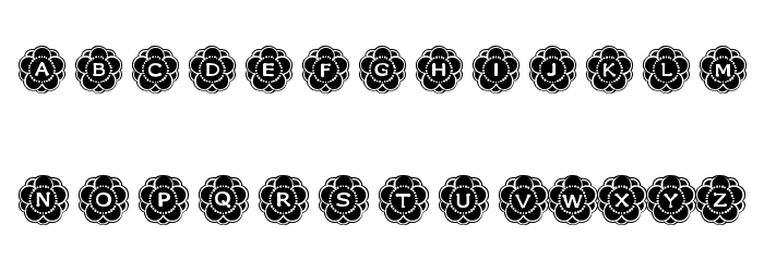 RMCalli3 Font LOWERCASE