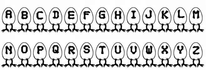 RMEgg Schriftart Groß