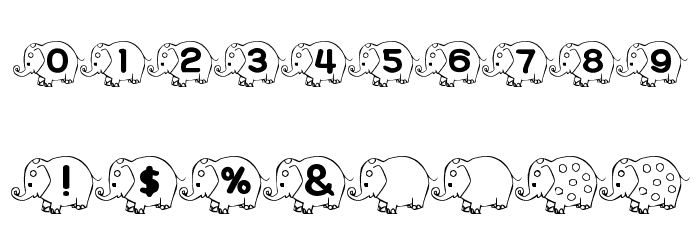 RMElephant4 Font OTHER CHARS