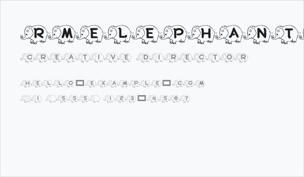 RMElephant4 Business Card