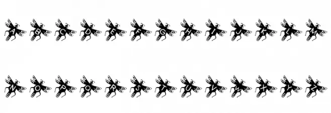 RMFLY Caratteri MAIUSCOLE