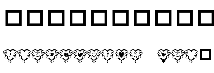 RMFlwrHt Font OTHER CHARS