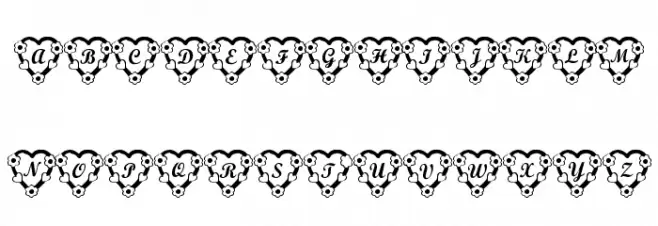 RMFlwrHt Fonte MAIÚSCULAS