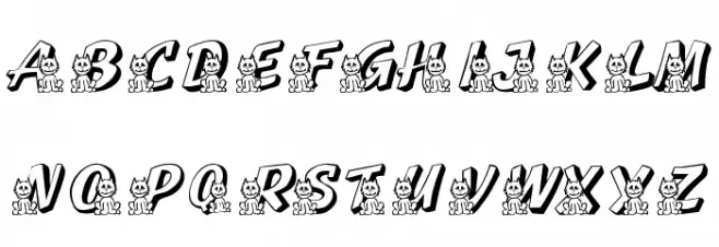 RMKitty Шрифта ВЕРХНИЙ
