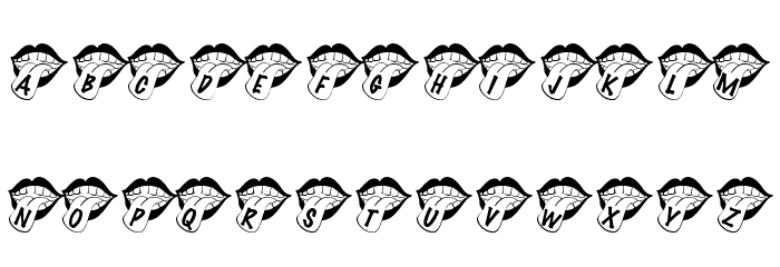 RMMouthy Font LOWERCASE