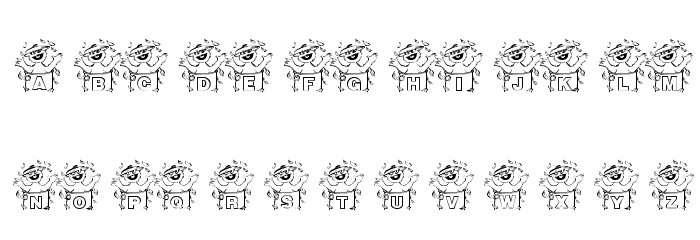RMSSalpha Font LOWERCASE