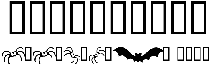 RMSpider2 Font OTHER CHARS