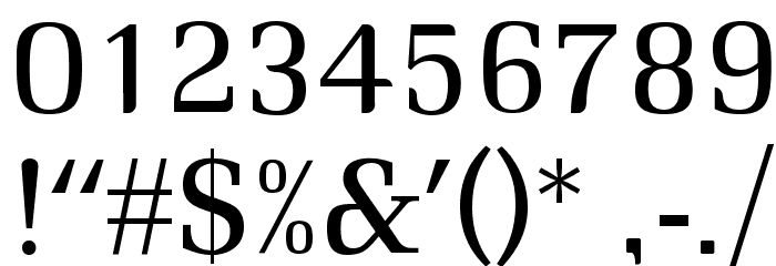 RM_midserif Font OTHER CHARS