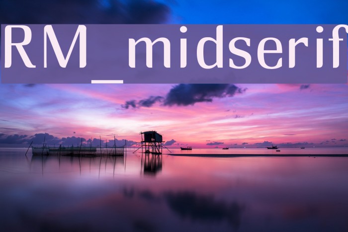 RM_midserif Font examples