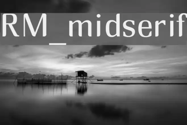 RM_midserif Fonte examples