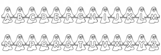 rmghost4 graphic Шрифта ВЕРХНИЙ