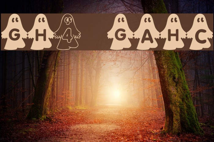 rmghost4 graphic Font examples