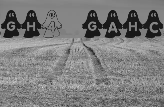 rmghost4 graphic फ़ॉन्ट examples