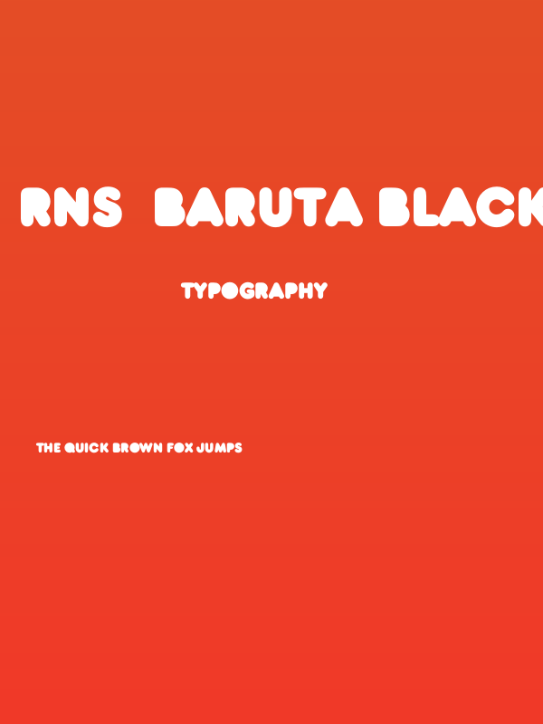 RNS  BARUTA BLACK Poster
