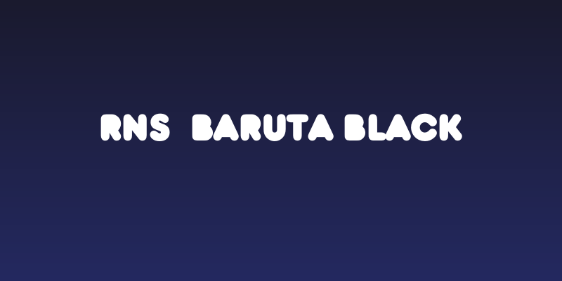 RNS  BARUTA BLACK Social Header