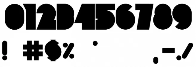 RNS Bobo Dylan フォント その他の文字