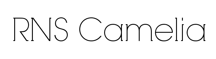 RNS Camelia Font