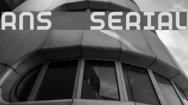 RNS SERIAL Font examples