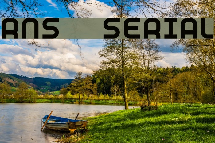 RNS SERIAL Font examples