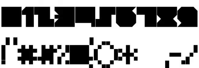 RNS TNT Font Alte caractere